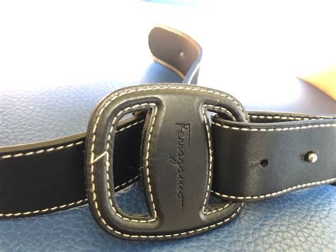 real ferragamo belt identification